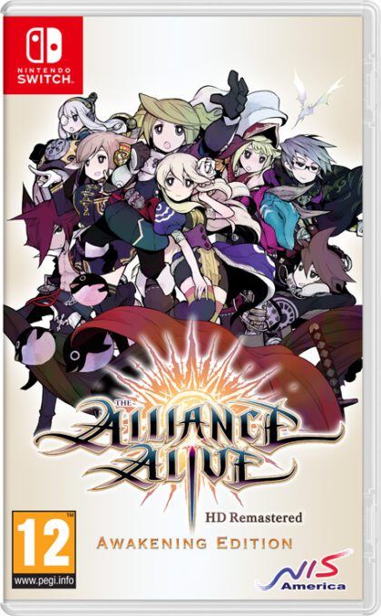 Game cover The Alliance Alive HD Remastered Nintendo Switch
