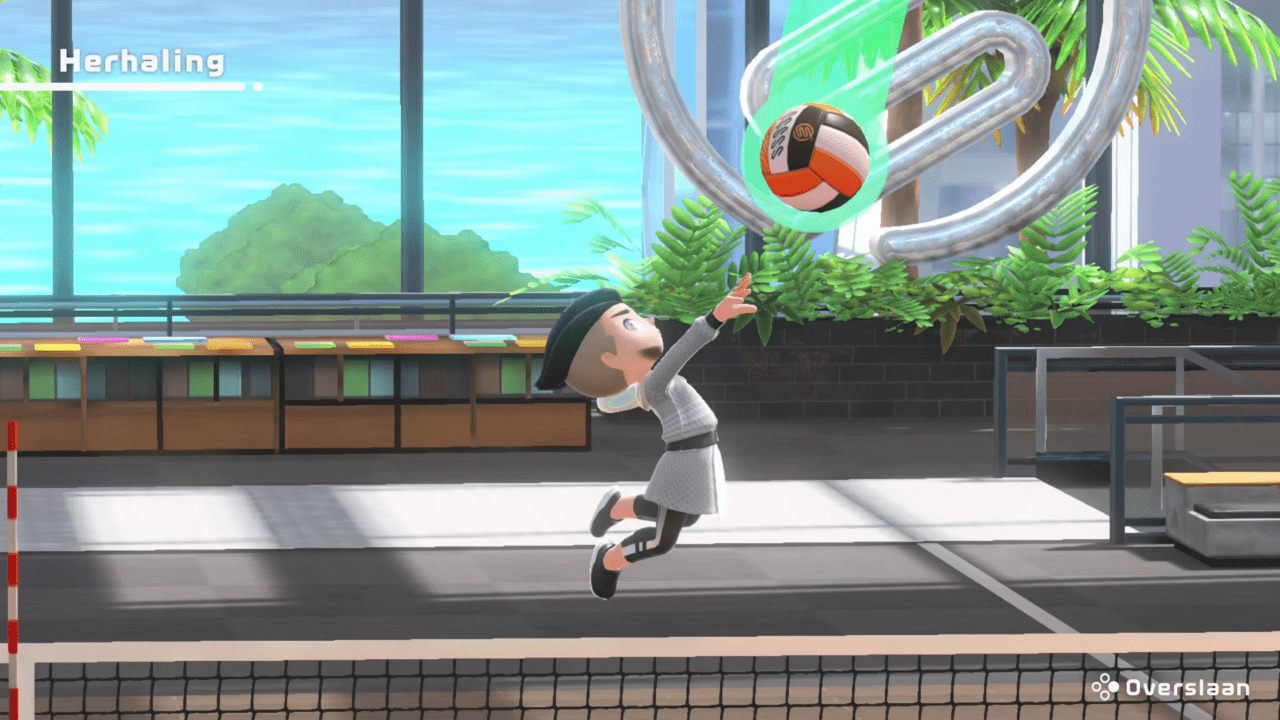 Nintendo-Switch-Sports-volleybal-slag