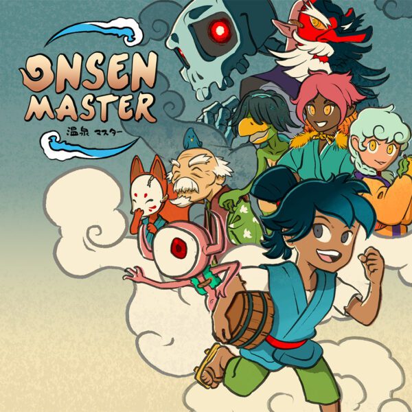 Onsen master game cover art Nintendo Switch