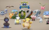 Hoofdafbeelding van de Pokémon GO December 2022 Community Day toont verscheidene zakmonsters