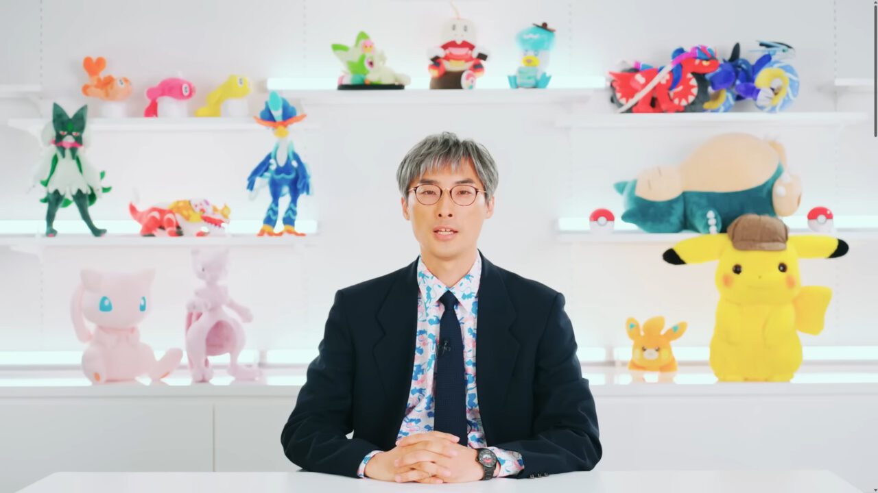 Foto van Takato Utsunomiya tijdens Pokémon Presents