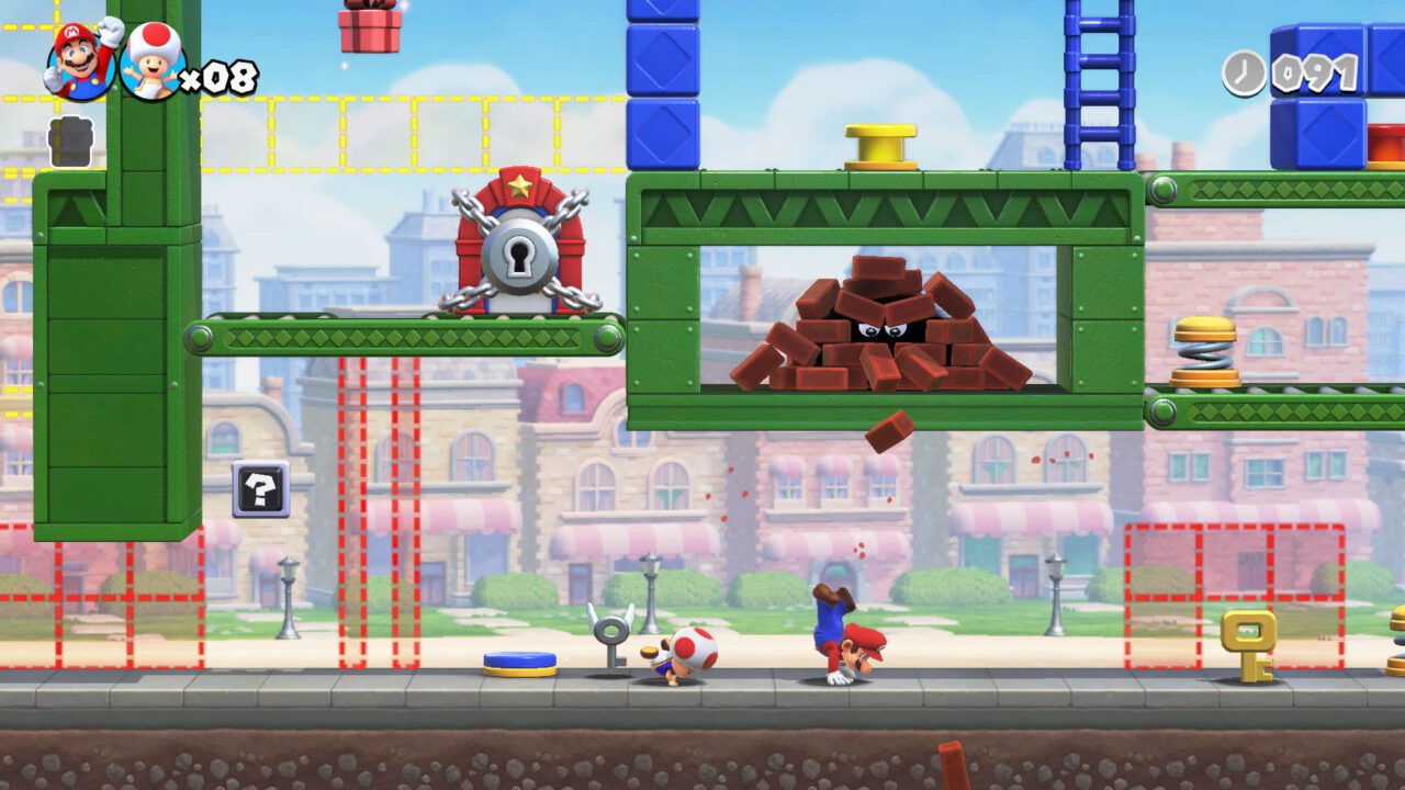 Mario vs Donkey Kong remake nintendo Switch screenshot multiplayer