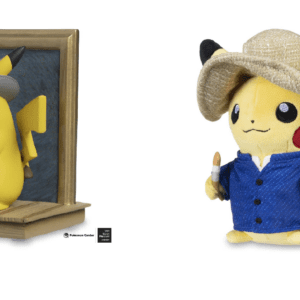 Pokemonxvangogh_VanGogh_pikachu_beeldje_figurine_plushie_knuffel