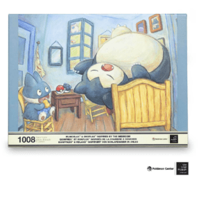 Pokemonxvangogh_Van_gogh_slaapkamer_snorlax_puzzel_jigsaw