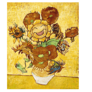 Pokemonxvangogh_sunflora_painting