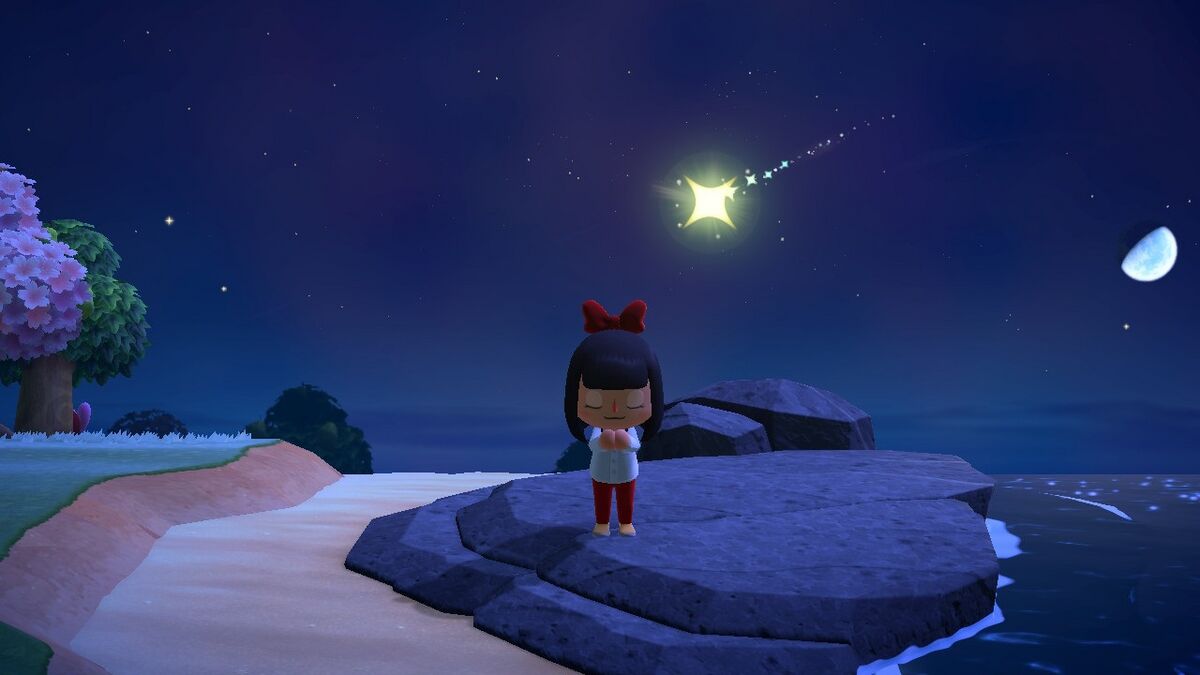 animal crossing wishing star