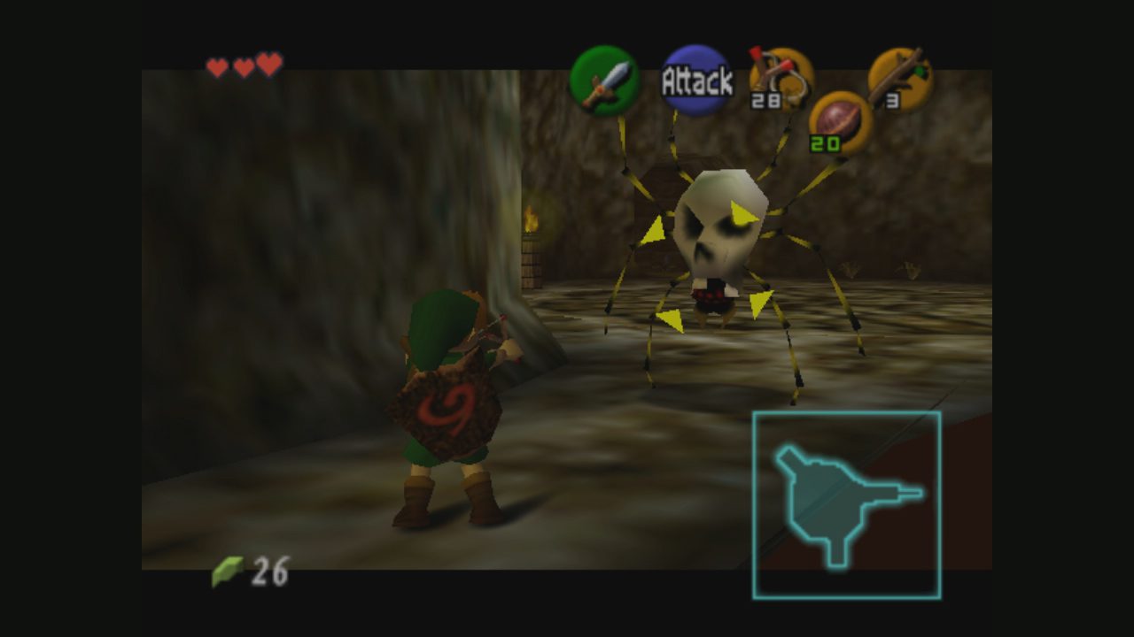 Z-Targeting in The Legend of Zelda: Ocarina of Tima