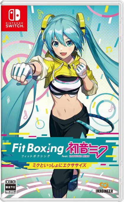 Fitness Boxing feat. Hatsune Miku nintendo Switch japanse game cover