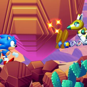 Sonic Mania 2-prototype met een eerste versie van Kanga Clanga