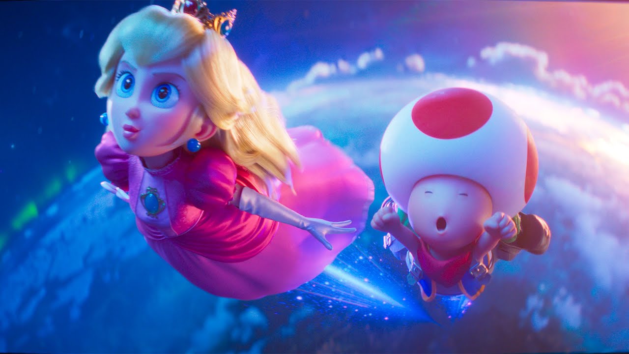 Prinses Peach en Captain Toad schieten door de ruimte