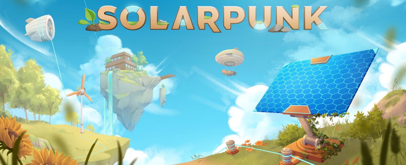 Solarpunk game header