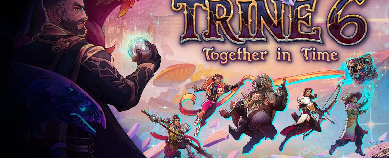 Trine 6 Together in Time Nintendo Switch 2 game header