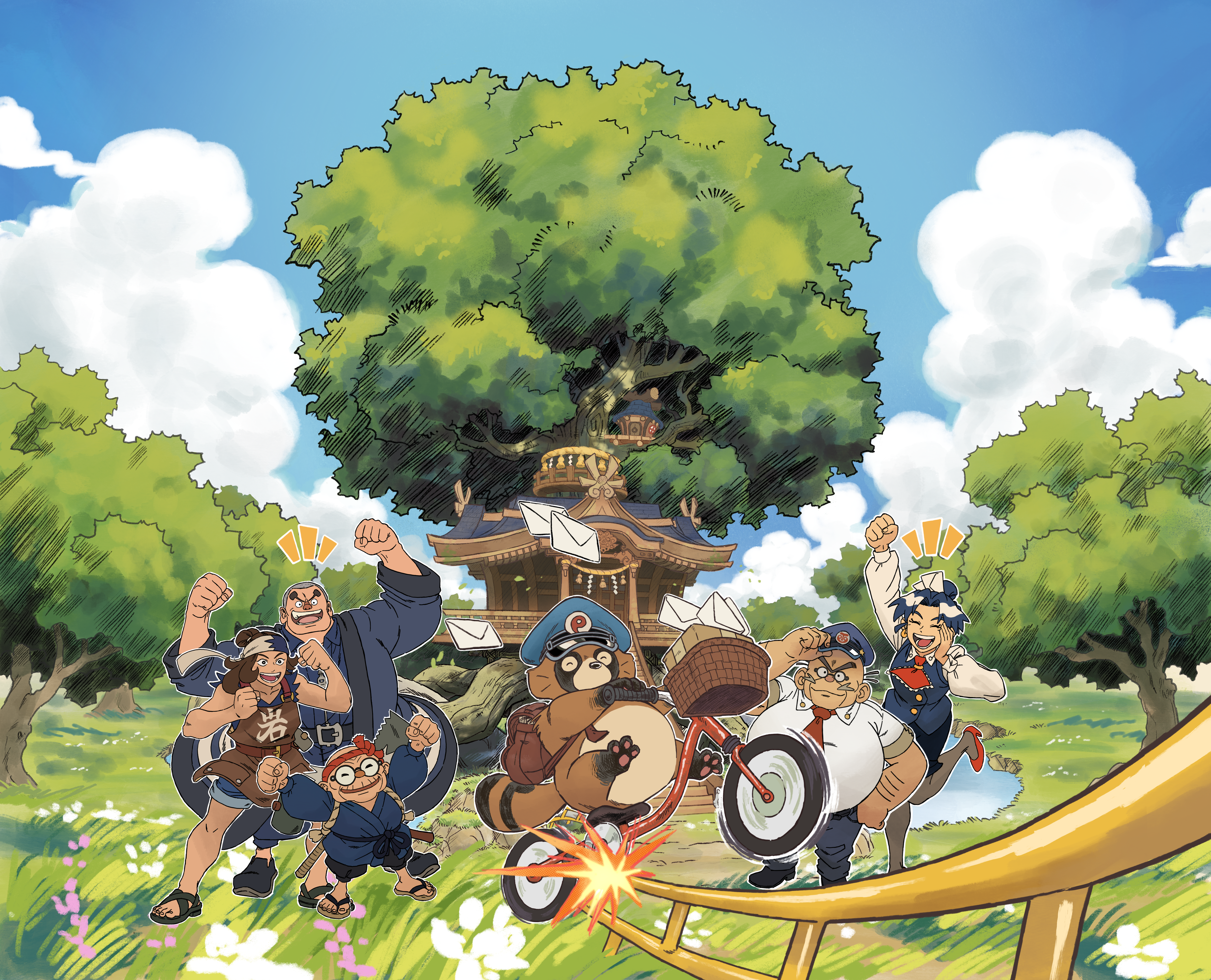 TANUKI: Pon’s Summer – Pracht landschap